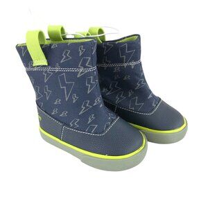 See Kai Run Toddler Boys Ripley Boots Pull On Lightweight Lightning Blue Green 4